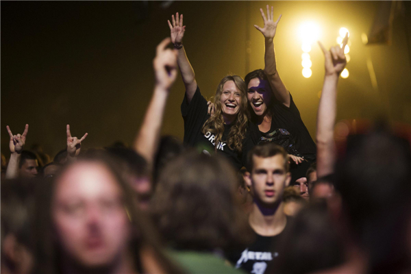 Woodstock revellers embrace music and mud