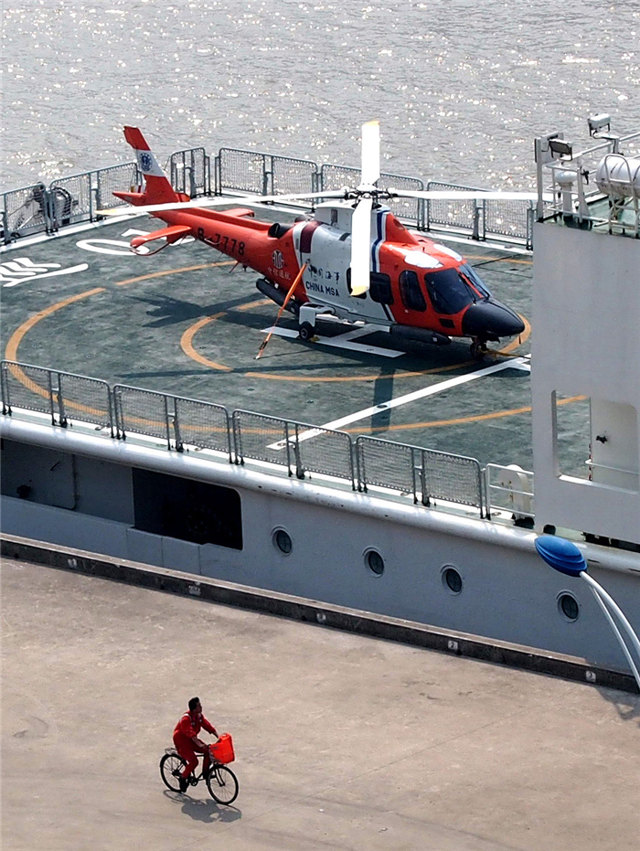 China's flagship vessel returns from record voyage