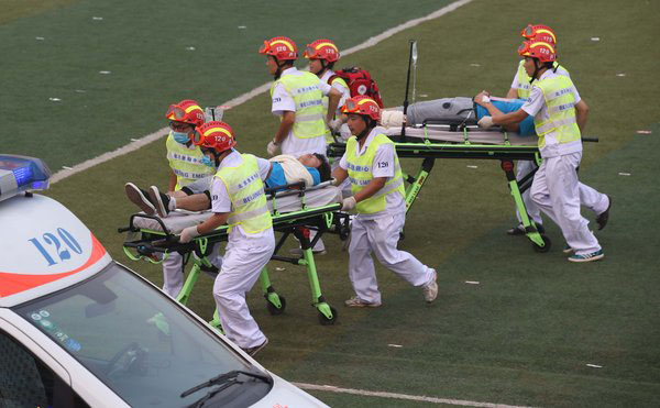 Major disaster drill in Beijing