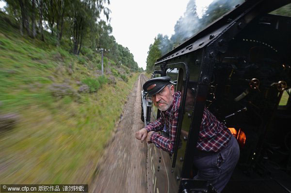 Scotland train marks 150th year