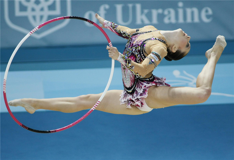 Moments from 32nd rhythmic gymnastics world