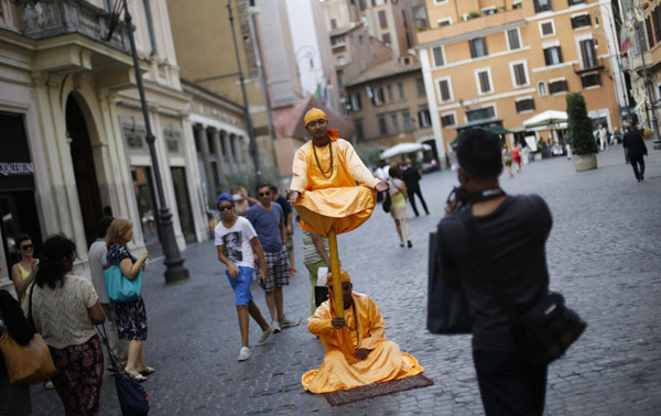 Stunning street performance in Rome[5]|chinad