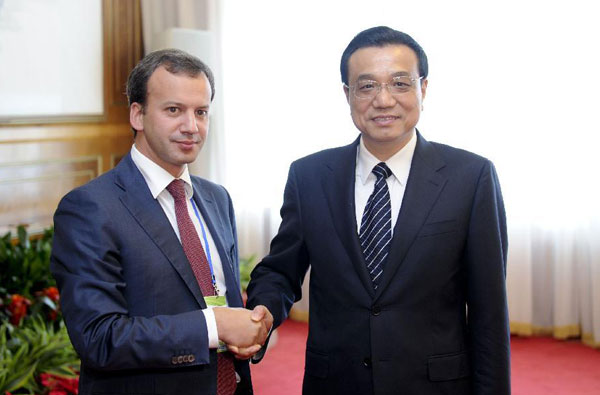 Chinese Premier meets with Russian Deputy PM