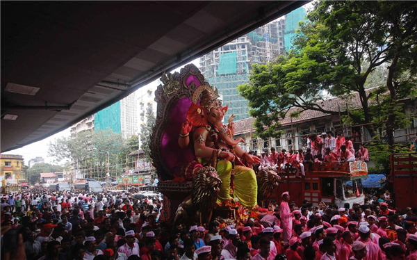 Ganesh Chaturthi festival in Mumbai