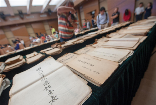 Japanese forced labor evidence displayed 