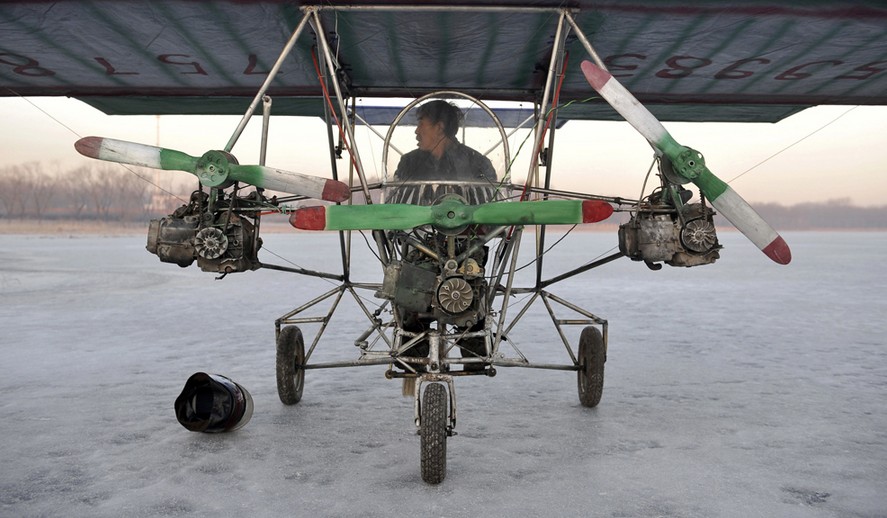 Magnificent men in their Chinese machines