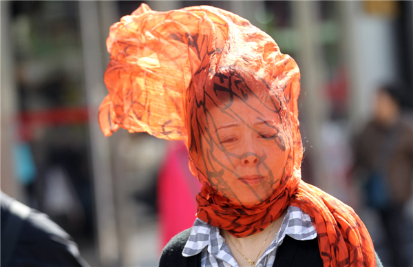 Gale-force winds wreak havoc in Beijing[1]|