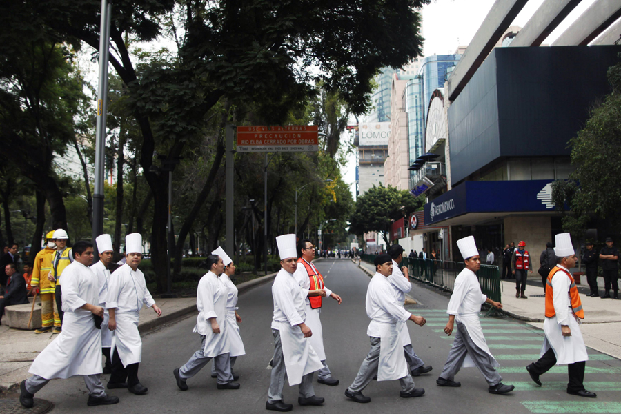 In pictures: earthquake drills around the world
