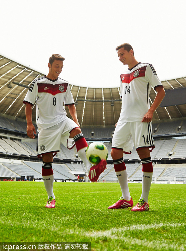 Meet new uniforms for Brazil 2014 World Cup