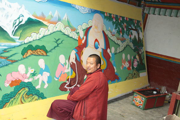 Life of monks at Dongrup Ling Monastery