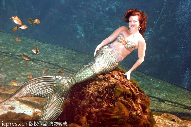 Mermaids mesmerize visitors