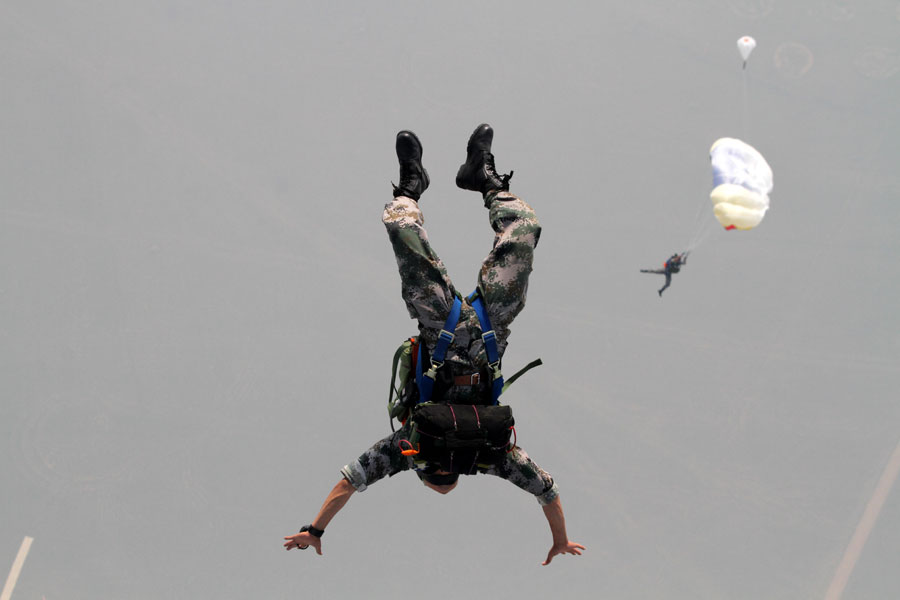 Training exercise of People's Liberation Army