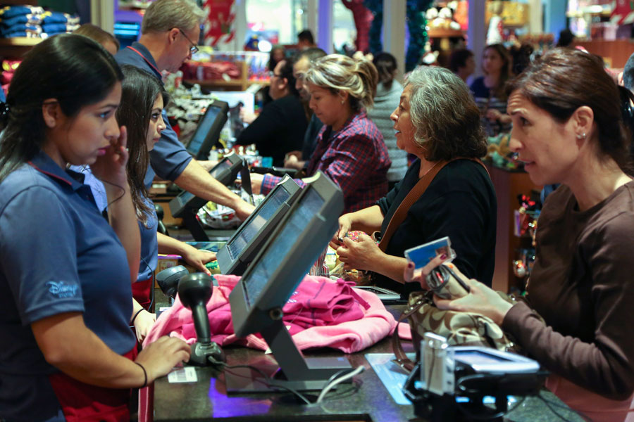 Black Friday shopping stampede in US