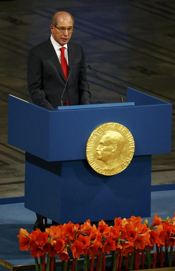 2013 Nobel Prize award ceremony in Stockholm