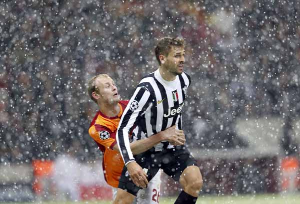 Juventus vs Galatasaray game postponed due to snow