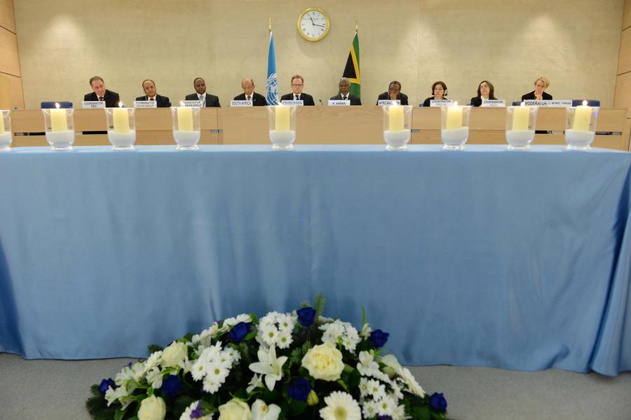 Memorial held to commemorate Mandela in Geneva