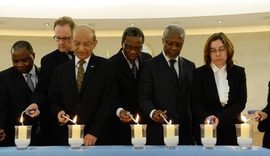 Memorial held to commemorate Mandela in Geneva