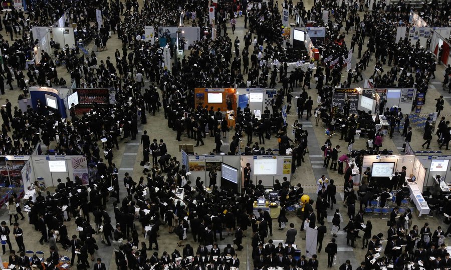 Job fair in Tokyo