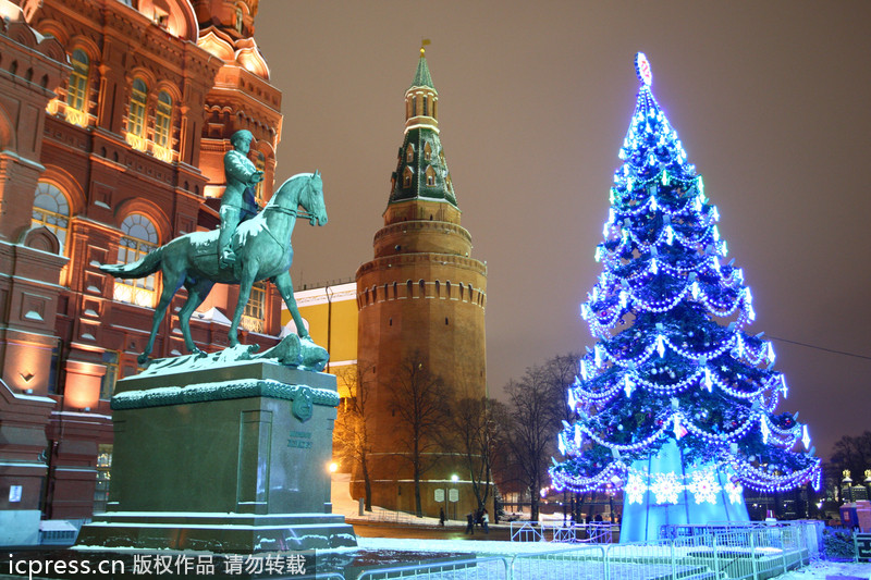 Beautiful Christmas trees around the world