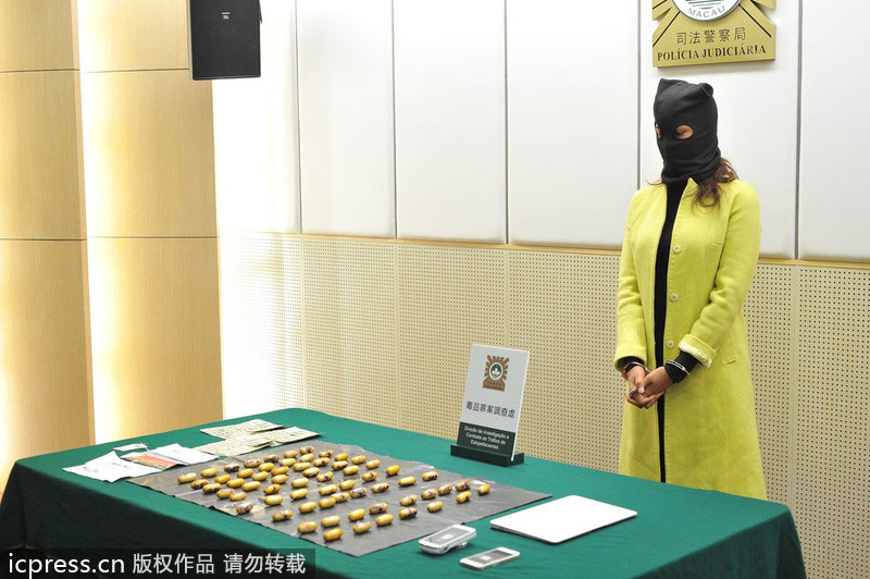 Heroin drug packer arrested in Macao