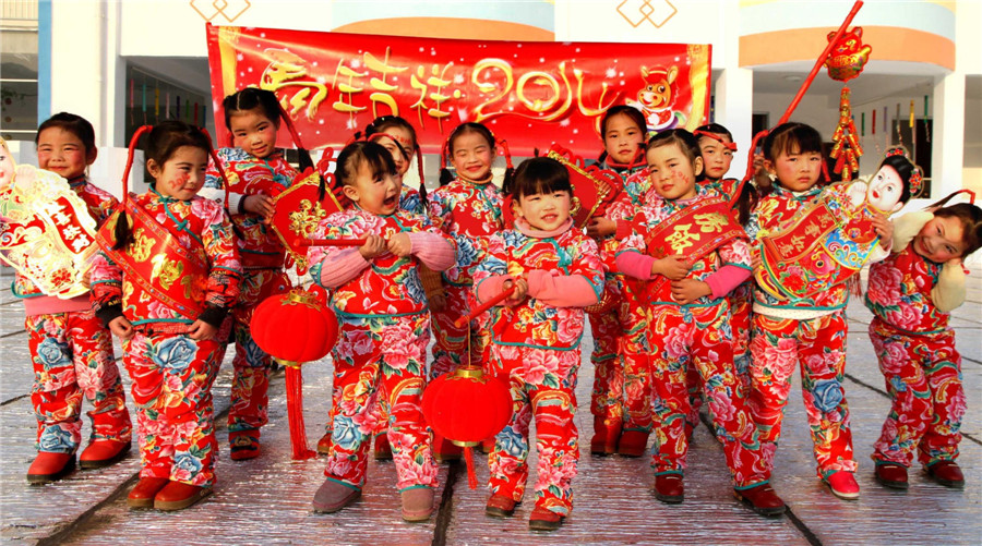 chinese new year celebration for kindergarten