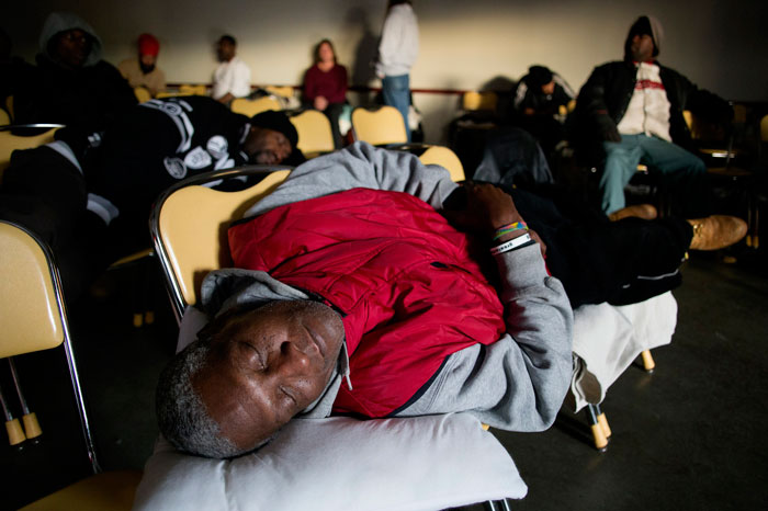 Homeless shelters gearing up for US cold snap