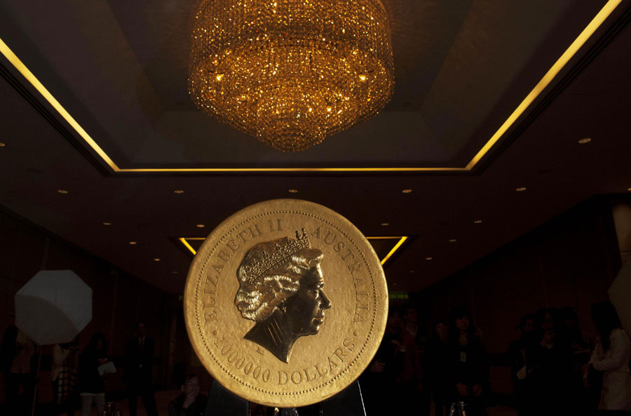 AUD$1 million gold coin shines in HK