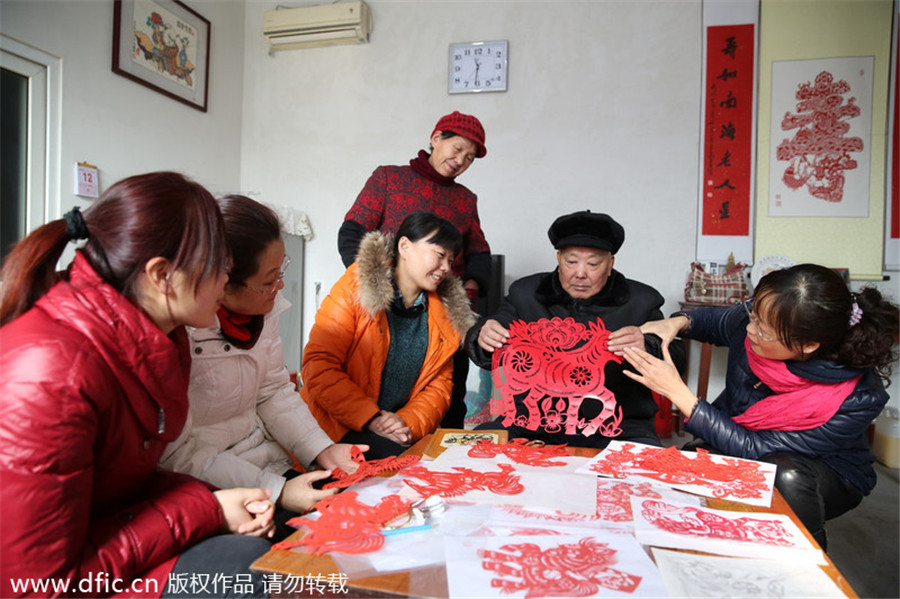Spring Festival preparations across China