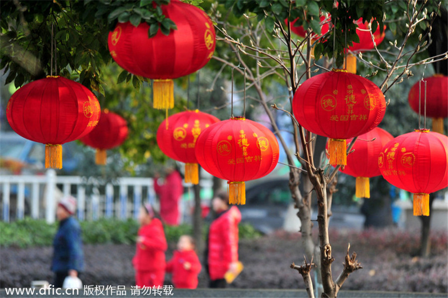 Spring Festival preparations across China