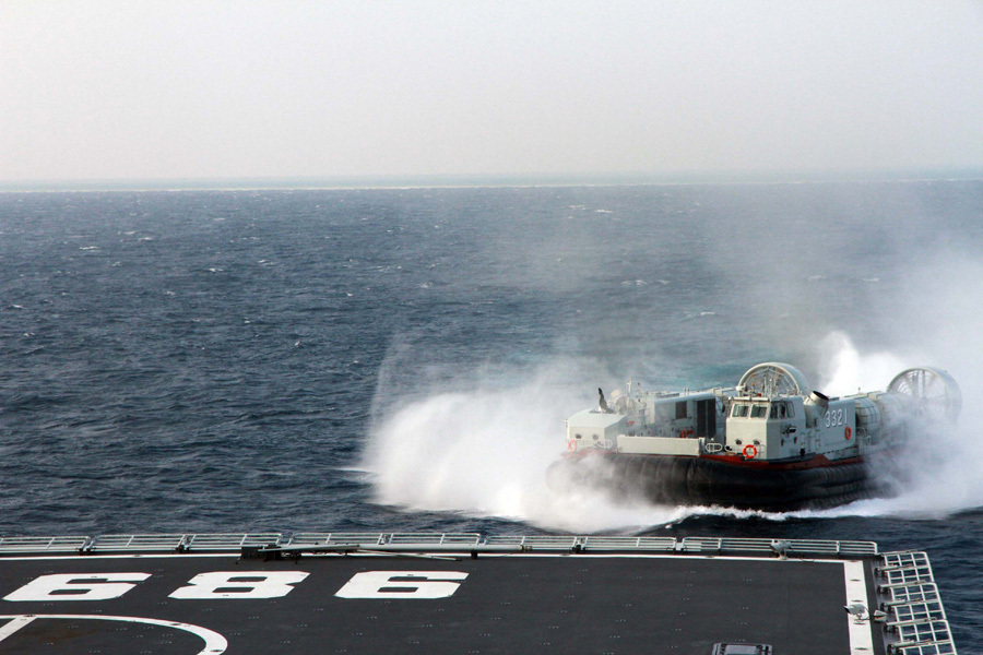 PLA navy drills in South China Sea