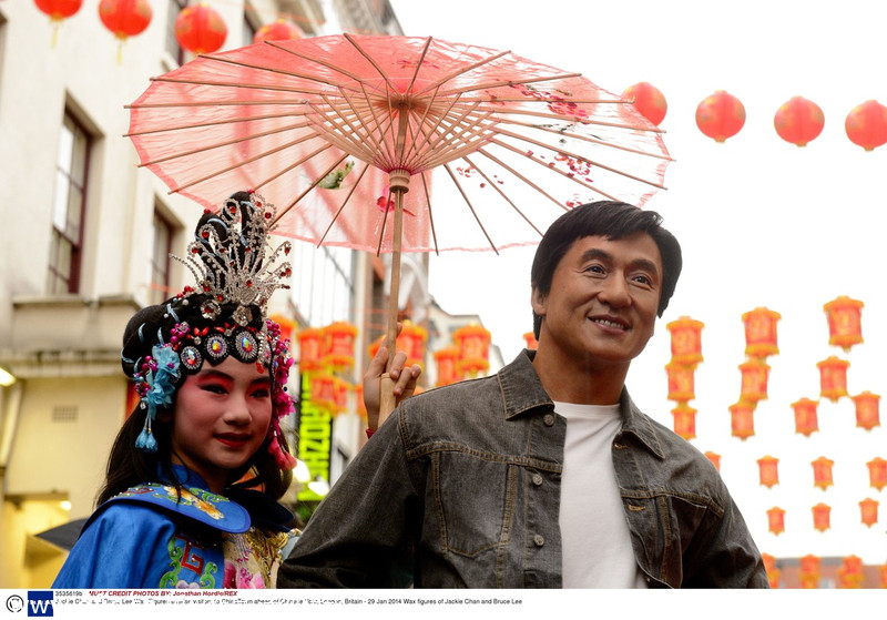 Kongfu stars wax shine in London ChinaTown