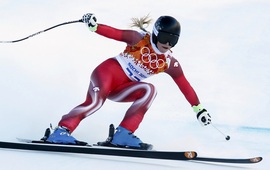 Sochi: Training for alpine skiing downhill