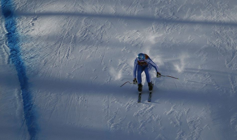 Sochi: Training for alpine skiing downhill