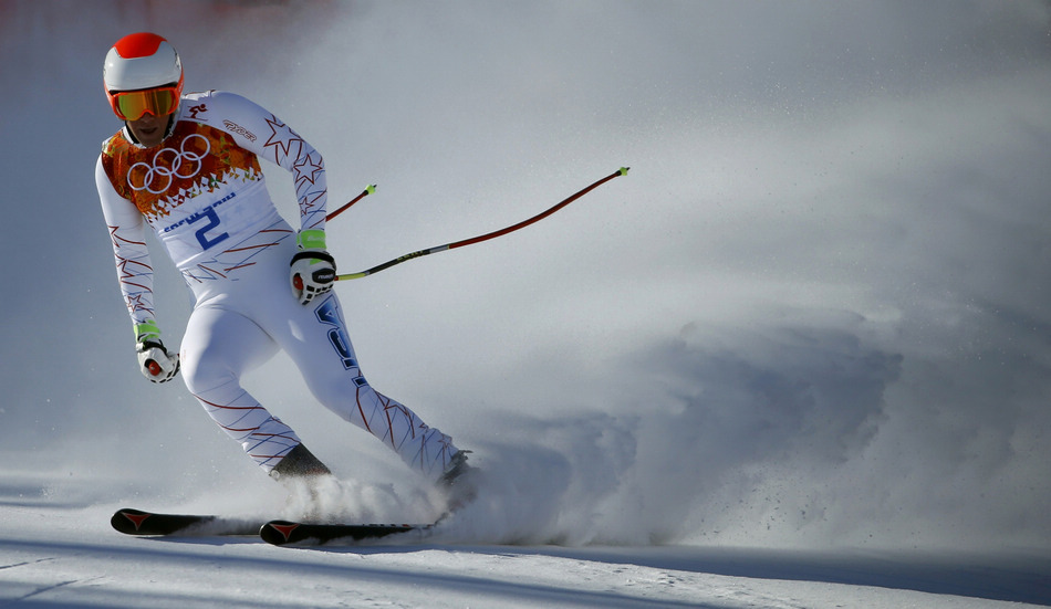 Sochi: Training for alpine skiing downhill