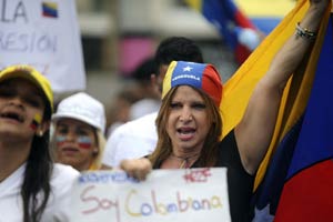 Farmers march in support of Venezuela's president