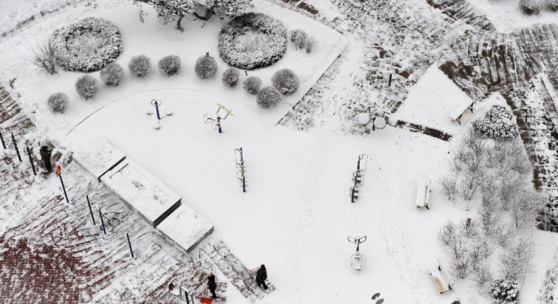 Heavy snowfall hits most parts of Liaoning