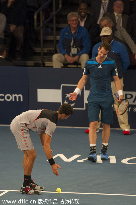 Murray, Djokovic's 'bromance' moment