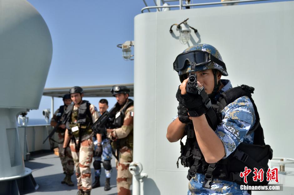 China, EU fleets hold joint anti-piracy drills