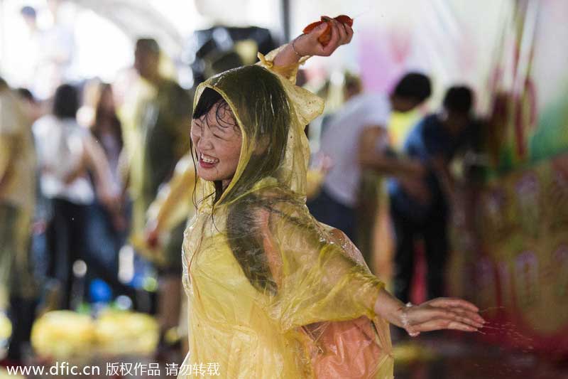 La Tomatina in Shenzhen