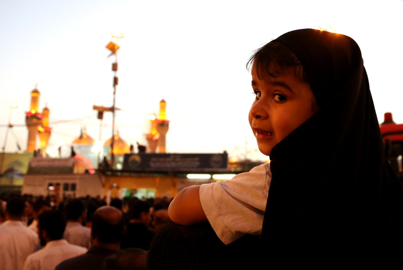 Iraqi pilgrims gather to honor Muslim saint