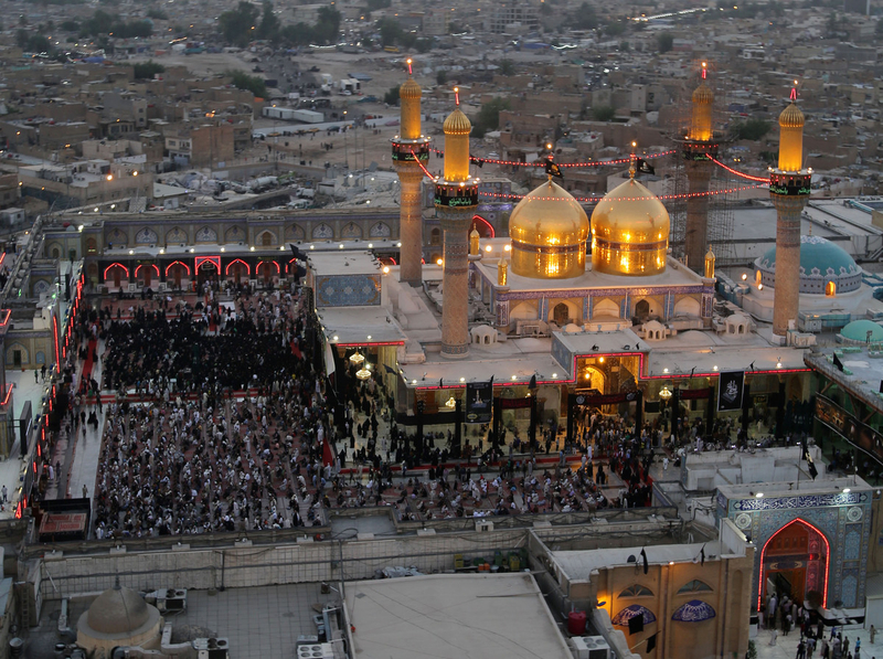 Iraqi pilgrims gather to honor Muslim saint