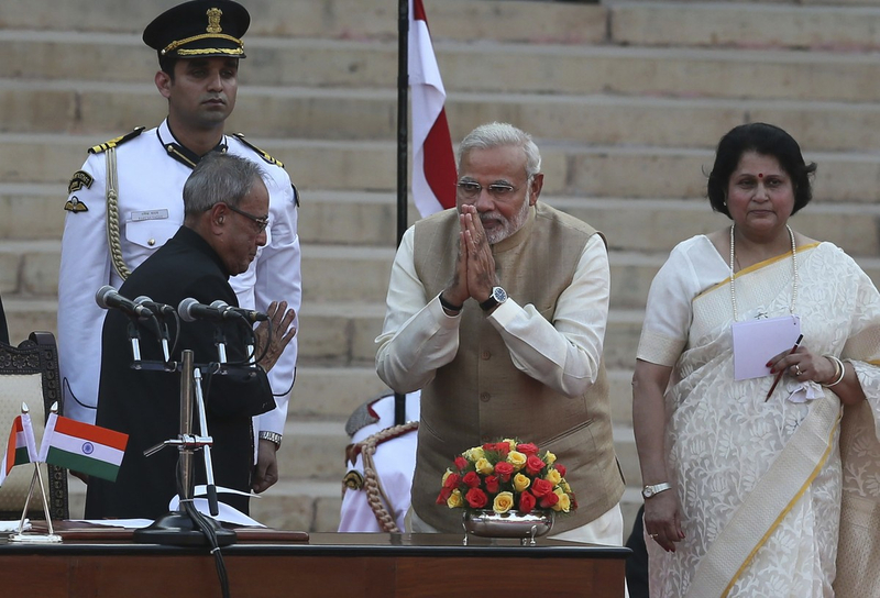 Modi sworn in as new Indian PM