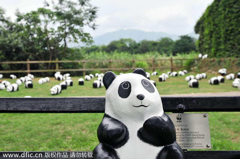 Paper pandas continue tour in Hong Kong