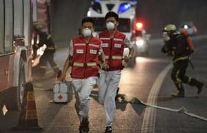 Drill targets biohazard in SW China