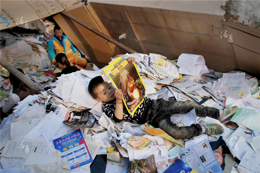 Children of migrant sanitation workers