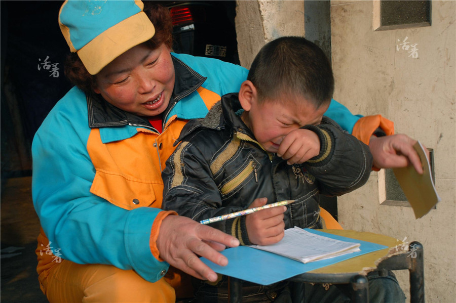 Children of migrant sanitation workers