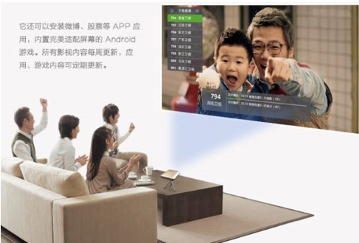 韩国酷迪斯CB300智能微投评测，真12核移动商务智能影院