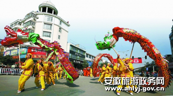 Anhui folk culture shows kick off for Spring Festival