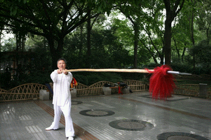 Practicing Tai Chi Chuan in Chengdu