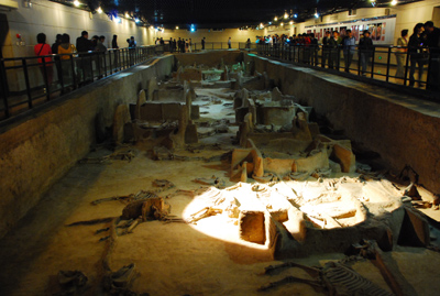 Tianzijialiu chariot shows king's life